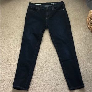 EUC GAP dark denim girlfriend jean.